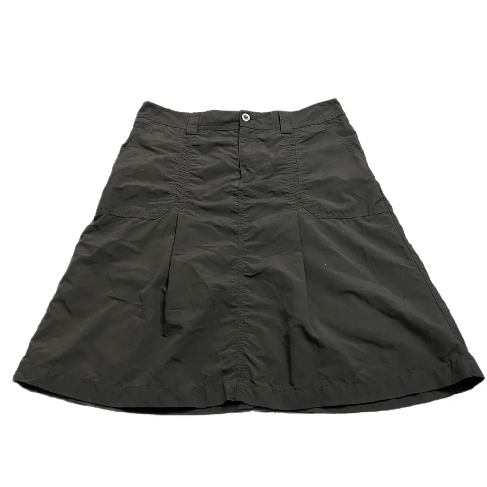 45 Y2K Eddie Bauer Sport Cargo Utility Skirt (Charcoal) Size Small
